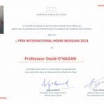 Diplôme Moissan 2018 signé